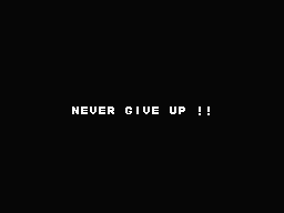 Empire City: 1931 (MSX) screenshot: No, never give up!