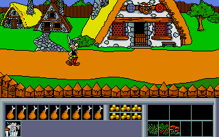 Asterix: Operation Getafix (Atari ST) screenshot: The starting location