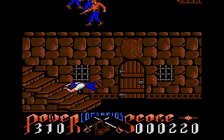 Corsarios (Atari ST) screenshot: That did hurt