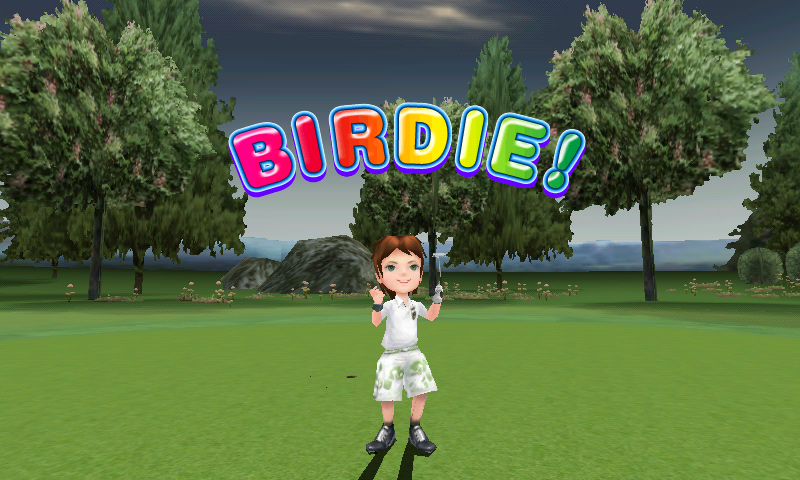 Let's Golf! 2 (Android) screenshot: Birdie