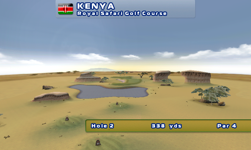 Let's Golf! 2 (Android) screenshot: Kenya course