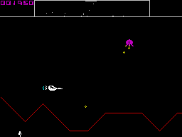 Defenda (ZX Spectrum) screenshot: Mutant!