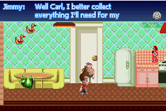 The Adventures of Jimmy Neutron: Boy Genius - Attack of the Twonkies (Game Boy Advance) screenshot: More story