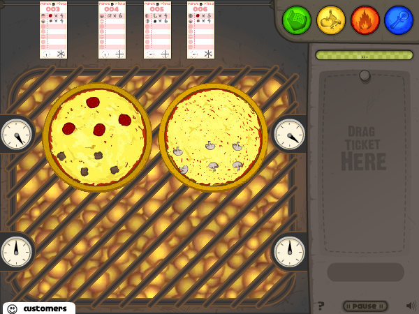 Screenshot of Papa's Pizzeria (Browser, 2007) - MobyGames