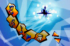 Santa Claus Jr. Advance (Game Boy Advance) screenshot: Menu screen