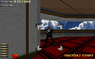 A.D Cop: Overseas Mission (DOS) screenshot: In the corner