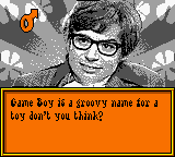 Austin Powers: Oh Behave! (Game Boy Color) screenshot: You are asked a series of questions before you start