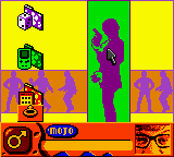 Austin Powers: Oh Behave! (Game Boy Color) screenshot: The Austin Powers desktop