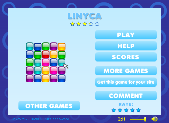 Linyca (Browser) screenshot: Start menu
