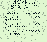 The Rugrats Movie (Game Boy) screenshot: Bonus bounty