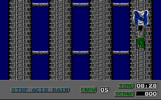 Rainbow Warrior (Atari ST) screenshot: One letter in place