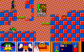 Count Duckula 2 Featuring Tremendous Terence (Amiga) screenshot: Platform section