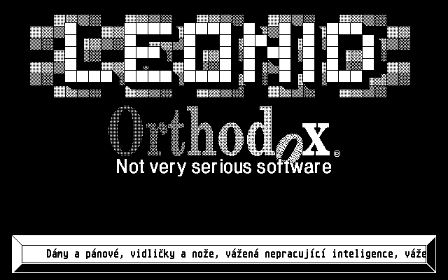 Leonid (Atari ST) screenshot: Title screen