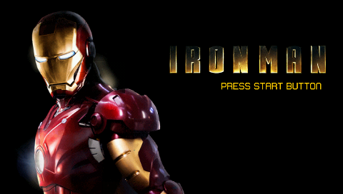 Iron Man (PSP) screenshot: Title screen