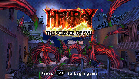 Hellboy: The Science of Evil (PSP) screenshot: Title screen