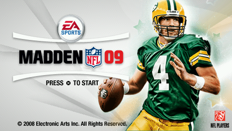 Screenshot of Madden NFL 09 (PSP, 2008) - MobyGames