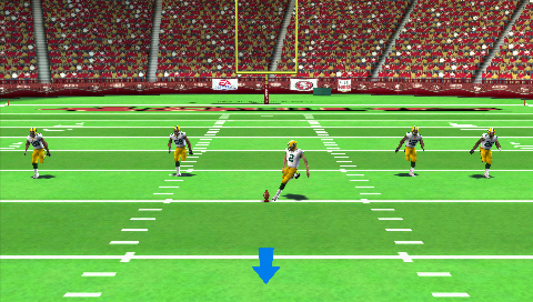 Screenshot of Madden NFL 09 (PSP, 2008) - MobyGames