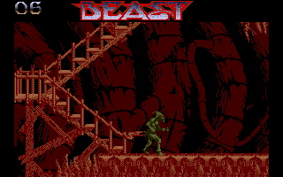 Shadow of the Beast (Atari ST) screenshot: And down and down...