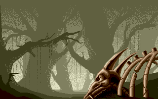 Shadow of the Beast (Atari ST) screenshot: and dead!