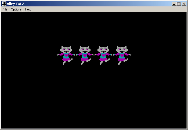Alley Cat 2 (Windows) screenshot: The home team can celebrate also