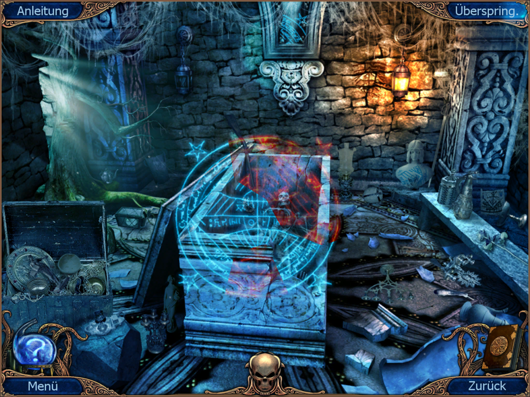 Alchemy Mysteries: Prague Legends (Windows) screenshot: The player has to put together the seal to get further.