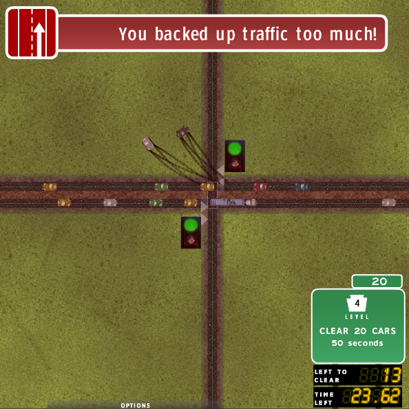I Love Traffic (Browser) screenshot: Oops.