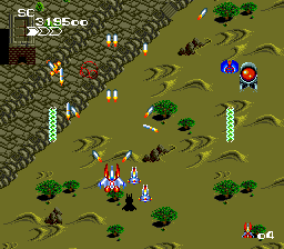 Final Soldier (TurboGrafx-16) screenshot: The second stage
