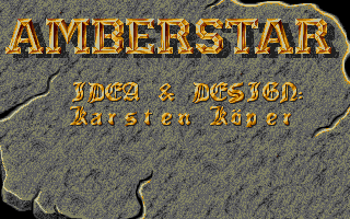 Amberstar (Atari ST) screenshot: Title screen
