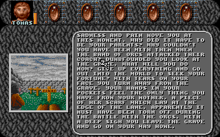 Amberstar (Atari ST) screenshot: The intro