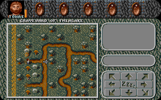 Amberstar (Atari ST) screenshot: Starting location