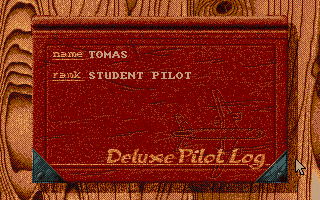 A320 Airbus: Edition Europa (Atari ST) screenshot: My pilot log