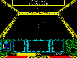 The Rubicon Alliance (ZX Spectrum) screenshot: Enemy into range