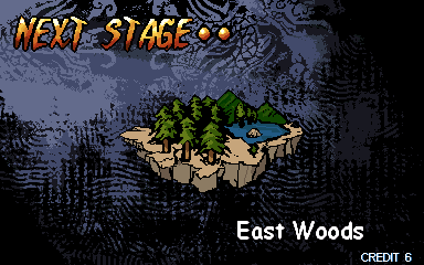 Legend of Heroes (Arcade) screenshot: Next stage