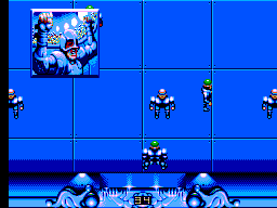 Speedball 2: Brutal Deluxe (SEGA Master System) screenshot: Goal! For the opponents, that is