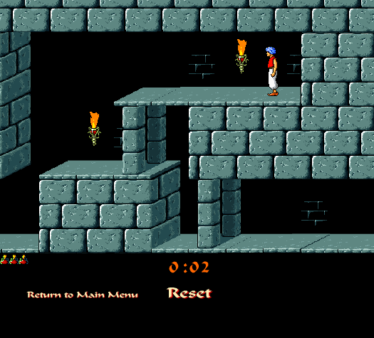 Prince of Persia: Special Edition (Browser) screenshot: Starting location