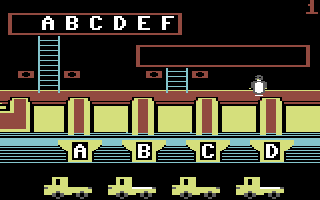 Alpha Build (Commodore 64) screenshot: Starting out