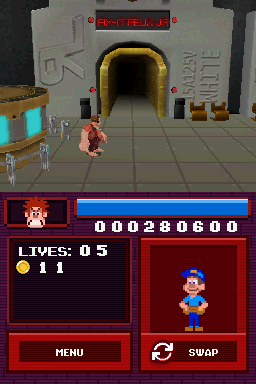 Wreck-It Ralph (Nintendo DS) screenshot: At Game Central