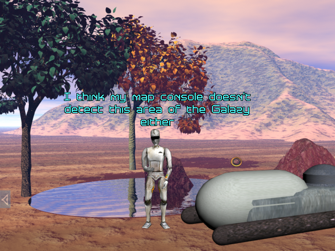 Quiero una identidad (Windows) screenshot: Arriving on planet Gross.