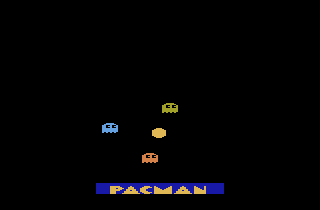 A Better Pac-Man (Atari 2600) screenshot: Title screen