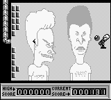 MTV's Beavis and Butt-Head (Game Boy) screenshot: "Mini-game".