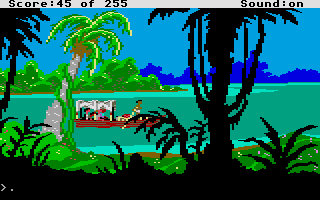 Gold Rush! (Atari ST) screenshot: The jungles of Panama.