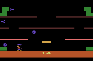 Return of Mario Bros. (Atari 2600) screenshot: The bonus level