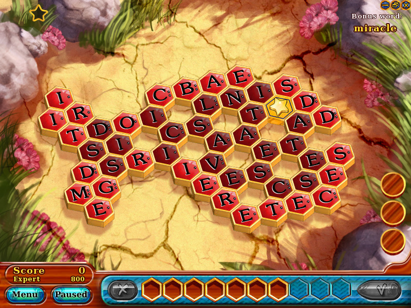 Shangri La 2 Deluxe: The Valley of Words (Windows) screenshot: First level