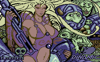 Game Over II (Commodore 64) screenshot: Loading screen (as Phantis)