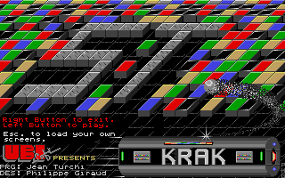 ST Krak (Atari ST) screenshot: Title screen