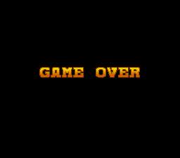 Power Instinct (SNES) screenshot: Game over