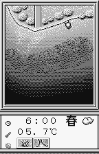 Screenshot of Fishing Freaks: BassRise for WonderSwan (WonderSwan, 2000 ...