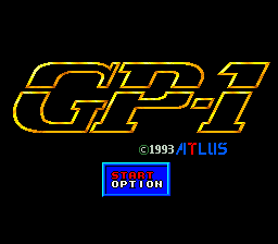 GP-1 (SNES) screenshot: Title screen