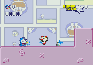Doraemon: Yume Dorobō to 7-nin no Gozans (Genesis) screenshot: Level 1