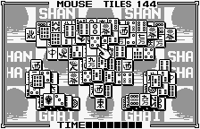 Shanghai Pocket (WonderSwan) screenshot: Mouse stage.